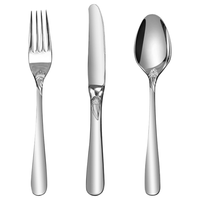 ELEGANT LIFE 食品级不锈钢 镜面抛光 刀叉勺3件套