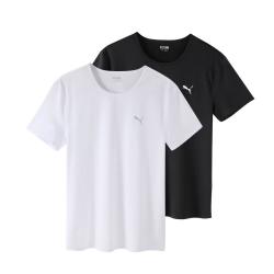 PUMA 2件装 网眼短袖t恤 速干打底