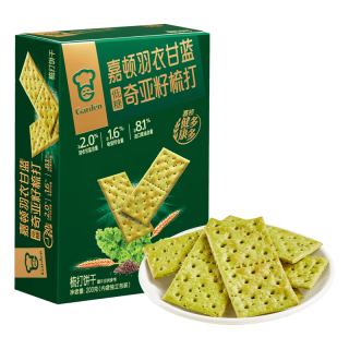 嘉顿 羽衣甘蓝奇亚籽梳打饼干 200g