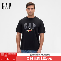 Gap 男女装春季卡通图案圆领短袖T恤 851270
