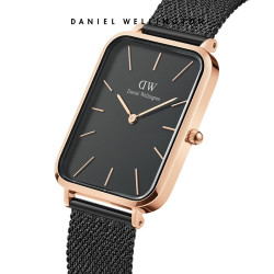 Daniel Wellington DanielWellington） 生日礼物送女友 全黑盘DW00100467