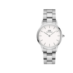 Daniel Wellington DW203 石英表 银色小精钢白盘36mm 女表