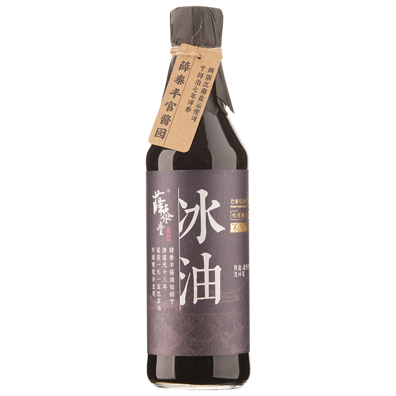 薛泰丰 特级老抽 古法酿造无添加 500ml 瓶装