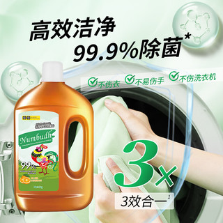 南堡 多效衣物除菌液 橙子香 1L*4瓶