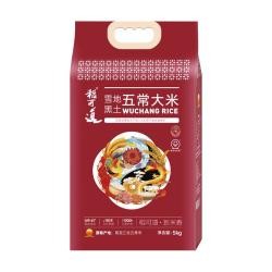稻可道 雪地黑土五常大米5kg