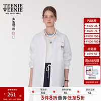 TEENIE WEENIE 小熊 26夏季新款休闲简约活力腰带款衬衫