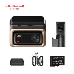 盯盯拍 AI行车记录仪Z60Pro 4K双索尼传感器5GWiFi 256G卡+降压线+4G云盒