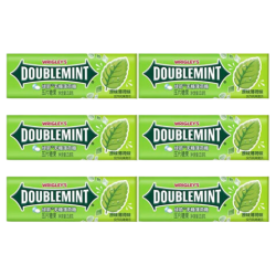 绿箭 OUBLEMINT 绿箭 原味薄荷0糖薄荷糖果约35粒23.8gx6瓶