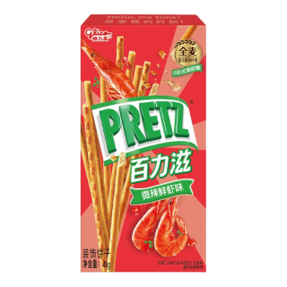 格力高 微辣虾 零食饼干棒  普通盒装