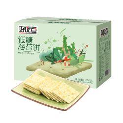 好吃点 低糖海苔饼800g