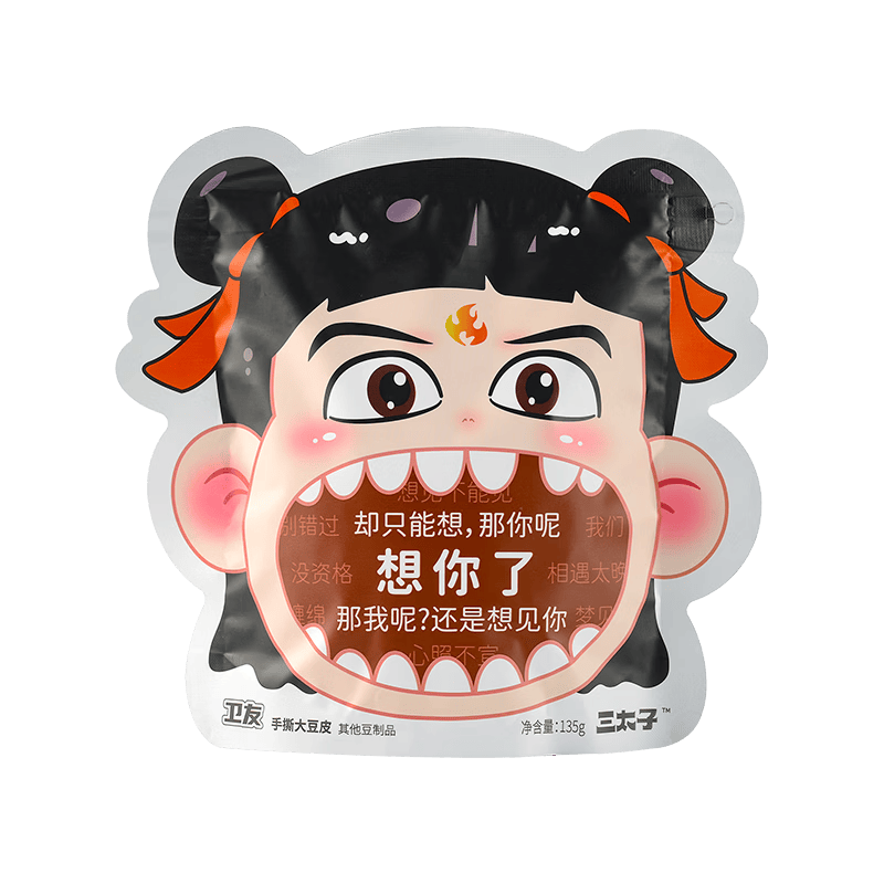 三太子 手撕大豆皮 135g 辣条