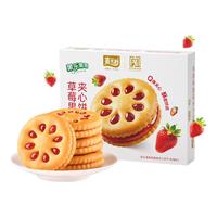 嘉士利 果乐果香果酱夹心饼干 草莓味 712g