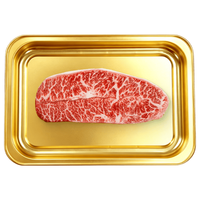 丁小宴 澳洲谷饲F4纯种和牛M9原切上脑牛排 400g