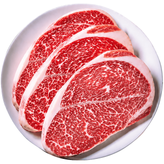 麦鲜生 澳洲和牛M9原切牛排 1kg