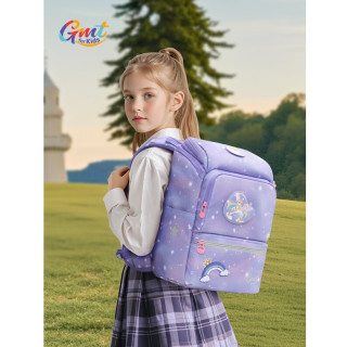 值友专享、PLUS会员：Gmt for kids 1-4年级男女孩超轻护脊减负双肩包 23L容量 1-4年级 多色可选