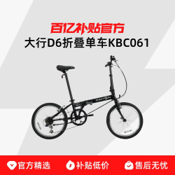 大行 DAHON 大行 D6 经典折叠自行车 KBC061 20英寸