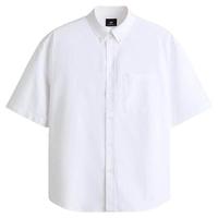 H&M 男士短袖牛津纺衬衫