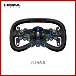 魔爪 【高端旗舰】MOZA魔爪 Vison GS方程式方向盘F1 24赛车模拟器游戏设备VGS方向盘基座全套设备