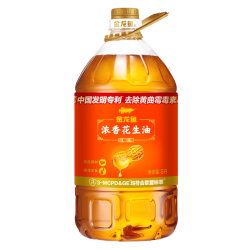 金龙鱼 花生油 5L 压榨一级 浓香