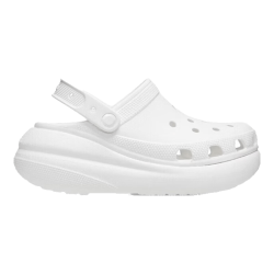 crocs 泡芙洞洞鞋 厚底 37-38 白色 女士休闲鞋
