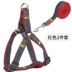 爱贝特 狗狗牵引绳宠物胸背带狗链子大中小型狗项圈比熊泰迪出门遛狗绳子