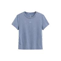 Gap/盖璞 女士T恤 纯棉圆领短袖 蓝色 M