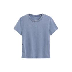 Gap 女士T恤 纯棉圆领短袖 蓝色 M