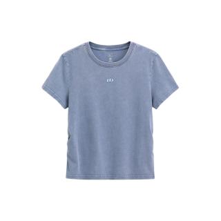 Gap 女士T恤 纯棉圆领短袖 蓝色 M