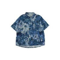 男童夏季花衬衫纯棉2026新款宝宝薄上衣韩版儿童短袖衬衣