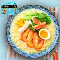 汤达人 日式豚骨酸辣海鲜风味方便面 105g*5包
