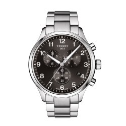 TISSOT 速驰系列 石英钢带男表 父亲节礼物