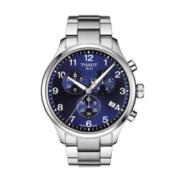 TISSOT 速驰系列 经典运动 石英钢带男表 父亲节礼物