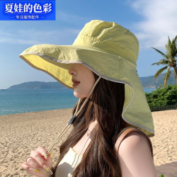 夏娃的色彩 大帽檐速干防晒渔夫帽