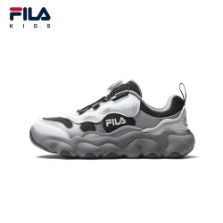 FILA 豌豆|FILA斐乐儿童运动鞋2026秋季男女童旋钮扣缓震回弹篮球鞋