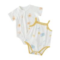 88VIP：UG LIFE FOR BABY 婴儿纯棉短袖三角包屁衣