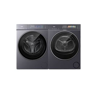 海尔 云溪5.0 D1系列 XQG100-BLE7AD1U1+GA100-SZ7AD3U1 双擎热泵式洗烘套装 10KG 极夜灰