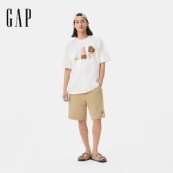 Gap 冰淇淋印花logo纯棉短袖T恤 白色 M