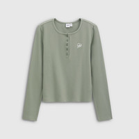 Gap logo刺绣亨利领针织衫（多款任选）