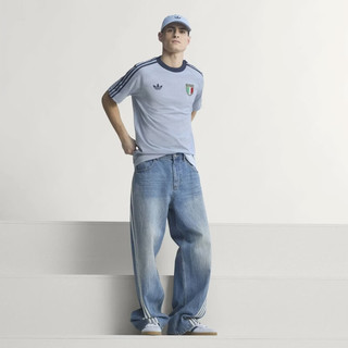 阿迪达斯 FIGC OG TEE 短袖T恤 蓝色 M