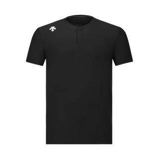 DESCENTE/迪桑特 TRAINING系列男士亨利领吸湿速干防晒T恤