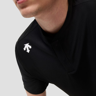 DESCENTE/迪桑特 TRAINING系列男士亨利领吸湿速干防晒T恤