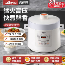 洛贝 LBA-5EPP10 阿迪锅 电压力锅 5L家用智能预约全自动多功能高压