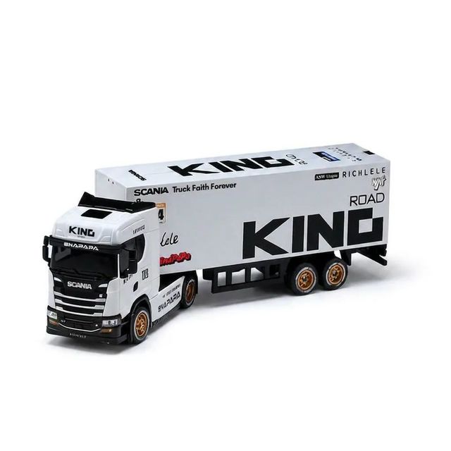 悦己主义：问南风 1:64 斯堪尼亚 S730 V8 货柜拖头