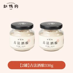 缸鸭狗 红曲玫瑰酒酿0蔗糖0脂肪桂花酒酿罐装古法醪糟月子米酒