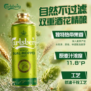 嘉士伯 双重酒花精酿啤酒