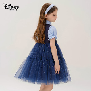 Disney/迪士尼 疯狂动物城朱迪女童学院风连衣裙 藏青色 160