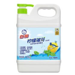 白猫 A类护手洗洁精 柠檬薄荷香 1.29kg/桶