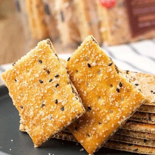 自然道 黑芝麻夹心 2斤装(约30袋90片) 薄脆饼干