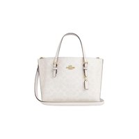 COACH MOLLIE25通勤托特包 粉笔白 女士手提包