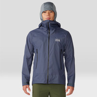 MOUNTAIN HARDWEAR/山浩 PREMONITION UL 轻质透气防水冲锋衣 深蓝色 S